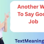 Another Way to Say Good Job
