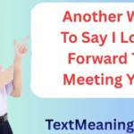 Another Way To Say I Look Forward To Meeting You