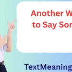 Another Way to Say Sorry